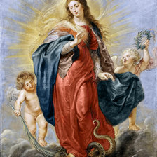 Схема вышивки «Непорочное зачатие»