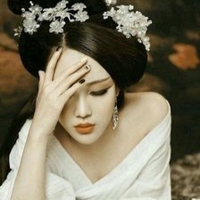 Схема вышивки «Гейша»