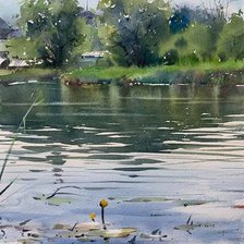 Схема вышивки «Галина Гомзева Пейзаж»