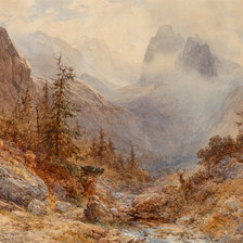 Схема вышивки «ГОРНЫЙ  ПЕЙЗАЖ»