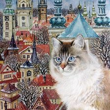 Схема вышивки «Хранитель города»