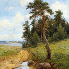 Схема вышивки «Пейзаж»