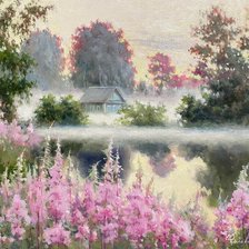 Схема вышивки «Июльский туман»