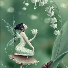 Схема вышивки «Капля росы»