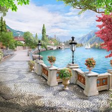 Схема вышивки «Набережные»