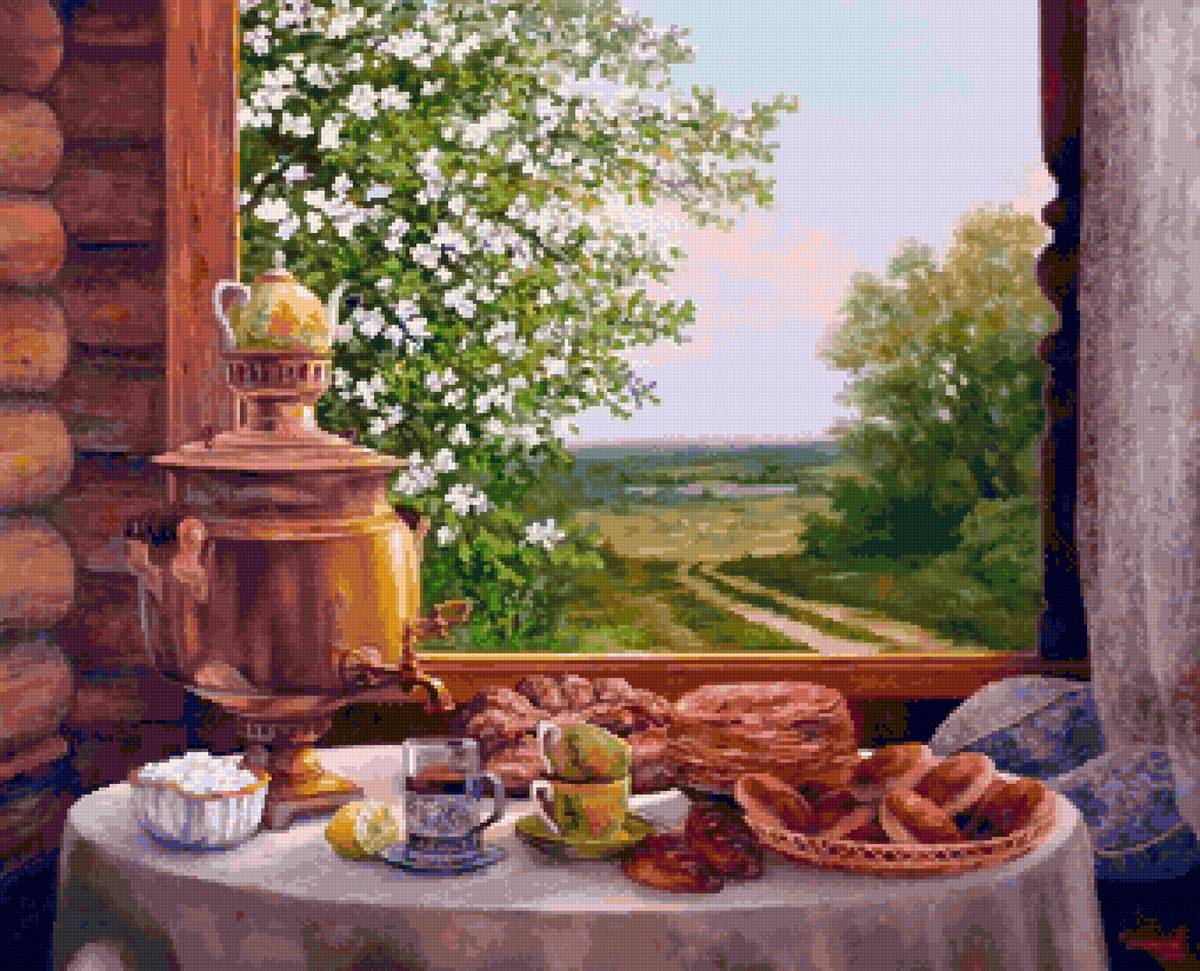 На веранде - уют, весна, природа, дом - предпросмотр