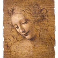 Схема вышивки «Leonardo Da Vinci La Scapigliata»