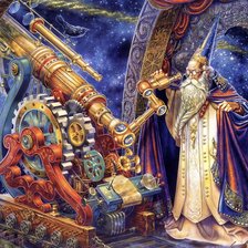 Схема вышивки «Волшебник»