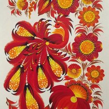 Схема вышивки «Петриковская роспись»