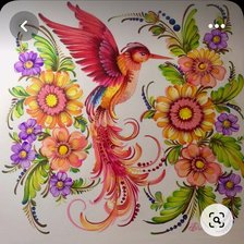 Схема вышивки «Петриковская роспись»