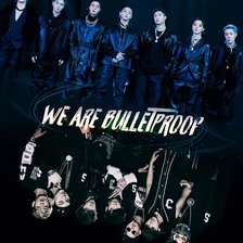 Схема вышивки «We are bulletproof»