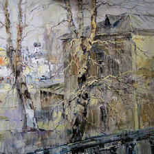 Схема вышивки «город»