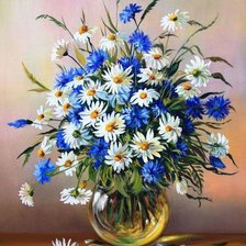 Схема вышивки «Букет полевых цветов»