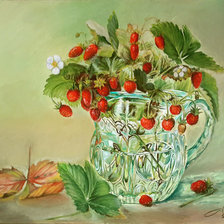 Схема вышивки «Клубничка»