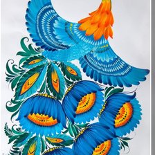 Схема вышивки «Петриковская роспись»