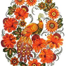 Схема вышивки «Петриковская роспись»