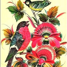 Схема вышивки «Петриковская роспись»