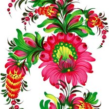 Схема вышивки «Петриковская роспись»