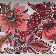 Схема вышивки «Петриковская роспись»