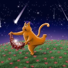 Схема вышивки «Котей»