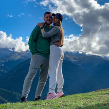 Схема вышивки «Горы»