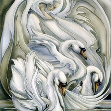 Схема вышивки «Леда»