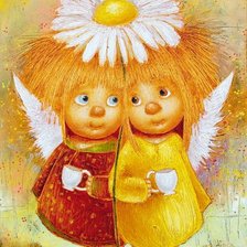 Схема вышивки «Ангел»