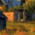 Предпросмотр схемы вышивки «деревня» (№2627873)