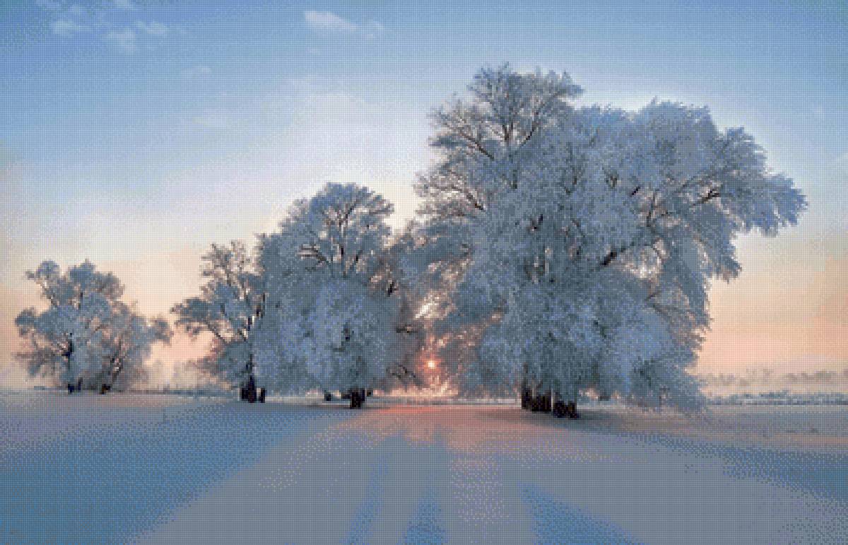 зимнее утро - зима, утро - предпросмотр