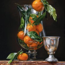 Схема вышивки «Мандарины»