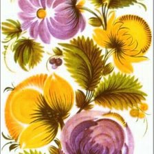 Схема вышивки «Петриковская роспись»