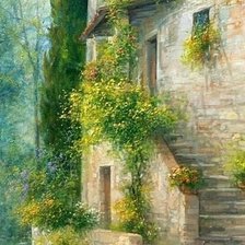 Схема вышивки «В городе Читта-де- Кастелло»