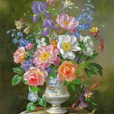 Схема вышивки «Flori»