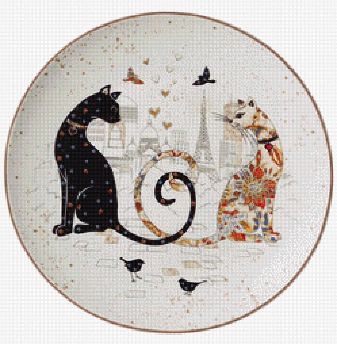 парижские коты - париж, кот - предпросмотр