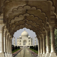 Схема вышивки «Тадж-Махал»