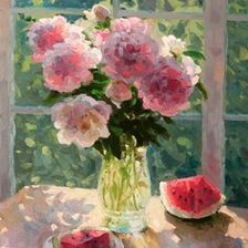 Схема вышивки «Утро»