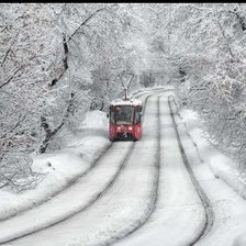 Схема вышивки «Пришла зима»