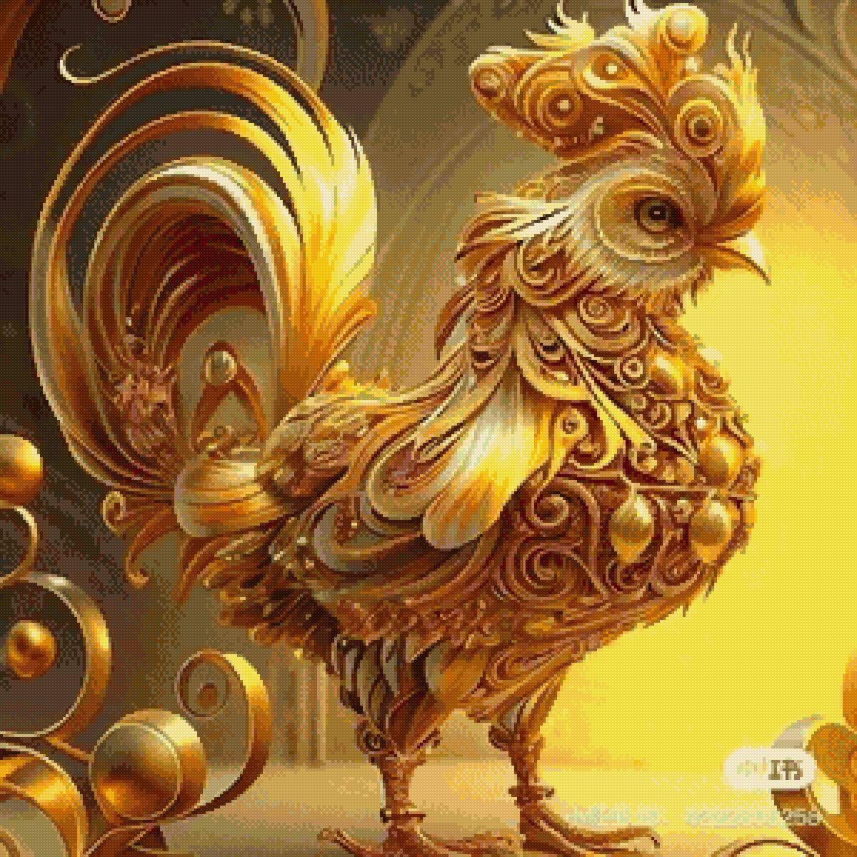 Золотой петух - петух - предпросмотр
