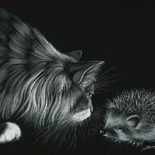 Схема вышивки «Встреча»