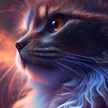 Схема вышивки «Кот»