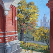 Схема вышивки «Московская осень»