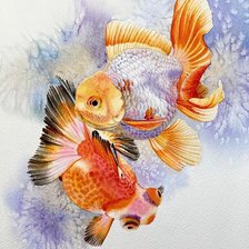 Схема вышивки «Рыбы 2»