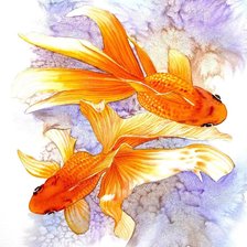 Схема вышивки «Рыбы 3»