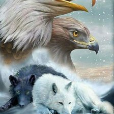 Схема вышивки «Мотивы индейцев»