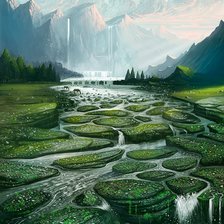 Схема вышивки «фентези природа»