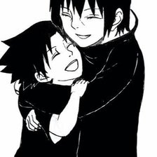 Схема вышивки «Итачи и Саски»