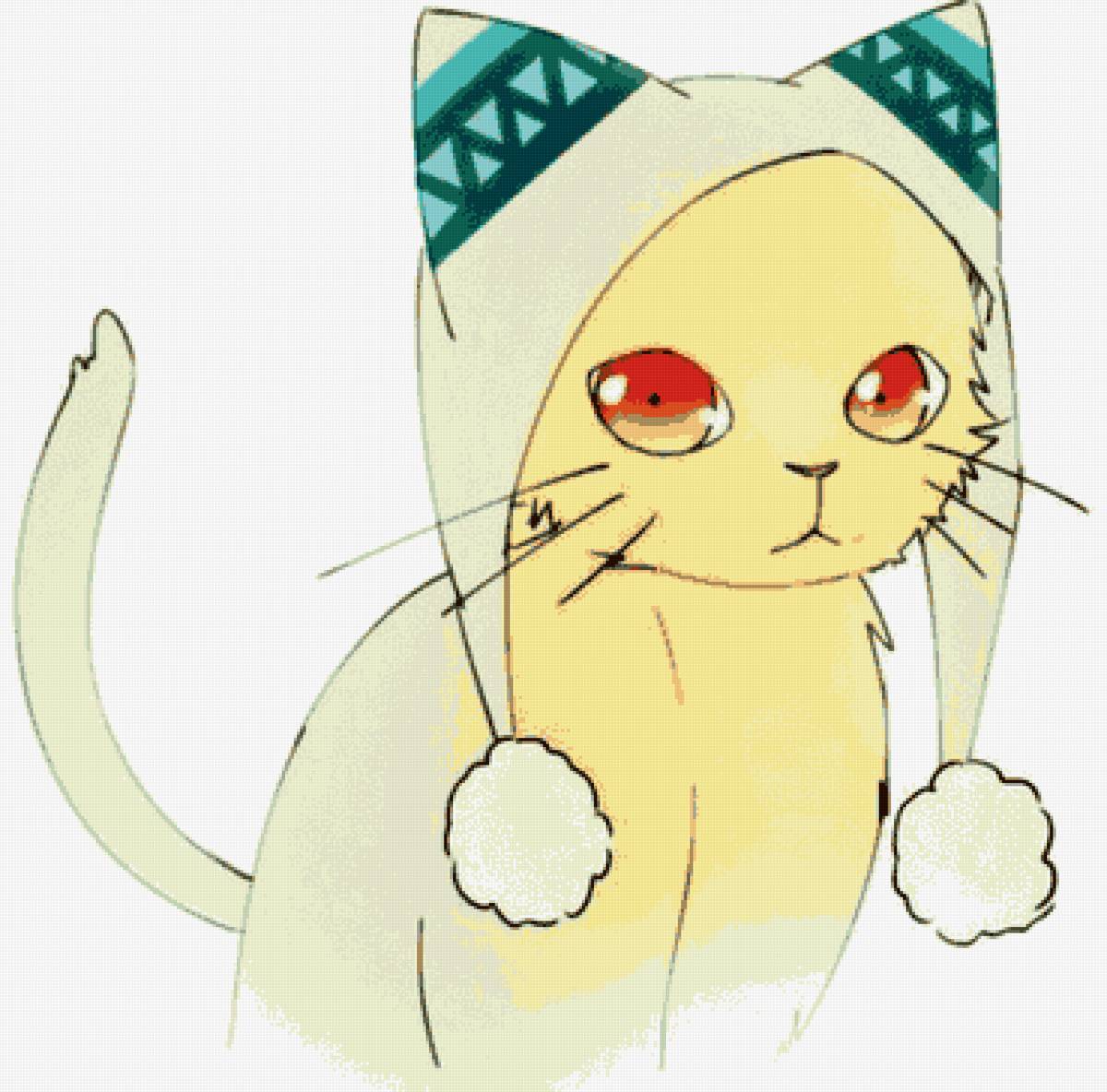 котенок в шапочке - шапка, котенок - предпросмотр