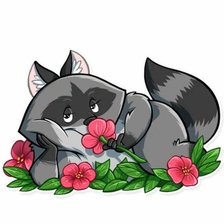 Схема вышивки «Енотик»