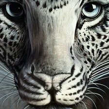 Схема вышивки «леопард»