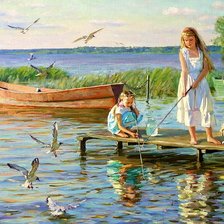 Схема вышивки «Александр Аверин  лето»